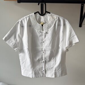 Deadstock Vintage Short Sleeve Blouse
